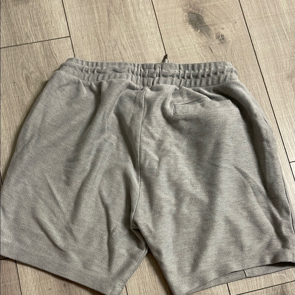 Topman Gray Athletic Shorts with Elastic Waistband - Picture 2 of 2